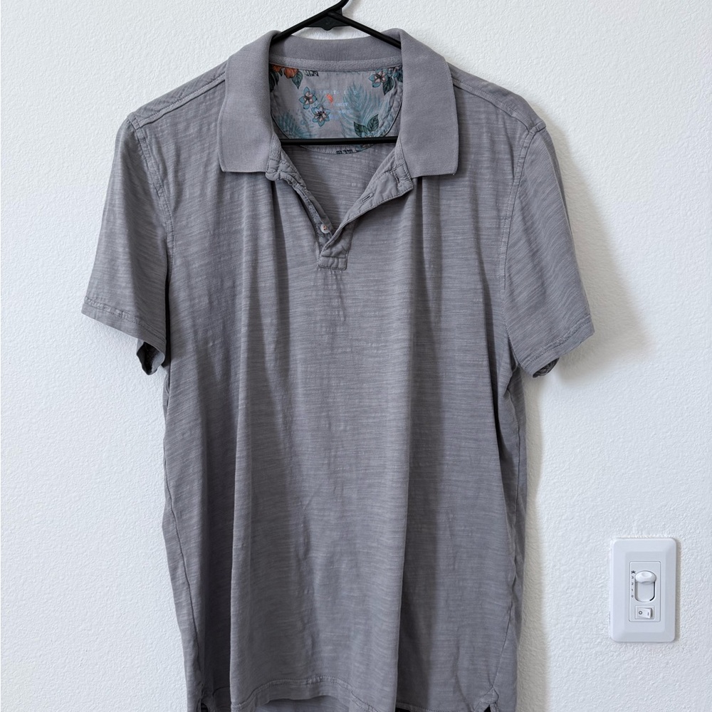 Tommy Bahama Light Gray Polo Shirt